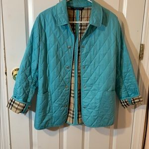 AUTHENTIC BURBERRY BUTTON DOWN QUILTED JACKET